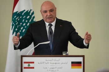 El General Joseph Aoun, comandante