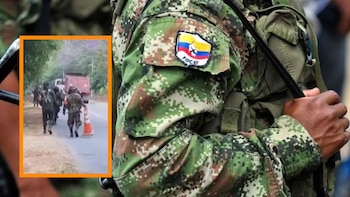 Disidentes de ‘Iván Mordisco’ fueron vistos patrullando por una vía principal del Cauca: todo quedó en video