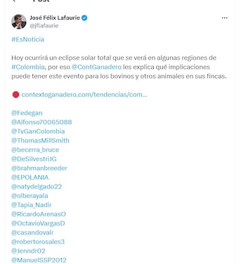 José Félix Lafaurie habla de
