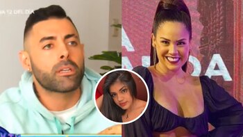 Sebastián Lizarzaburu le dio su celular a Andrea San Martín para que revise sus mensajes. (Foto: Captura / Instagram)