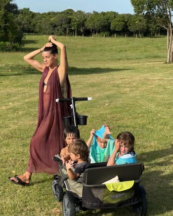 Calu Rivero en el cumpleaños