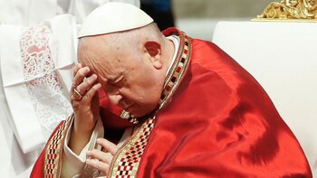 El papa Francisco expresó su