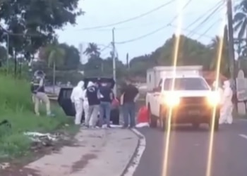 Las autoridades encontraron quemaduras en