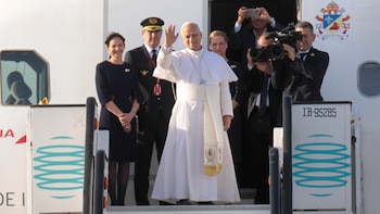 Las fotos que importan de una visita papal