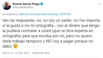 El empresario mexicano negó su