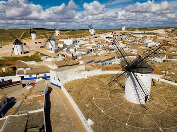 Vista superior de los molinos