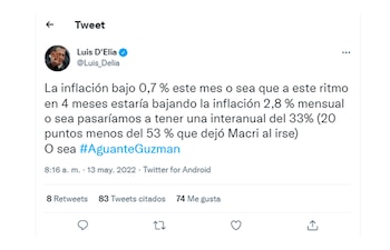 El mensaje de Luis D'Elía