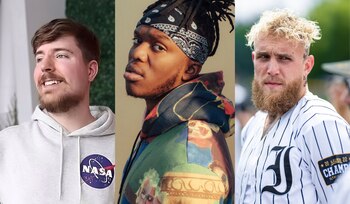 MrBeast, KSI y Jake Paul