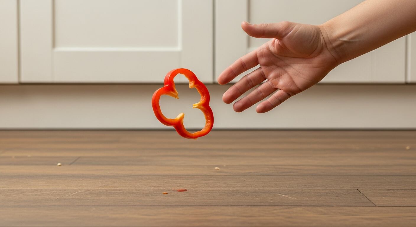 Los microbios se transfieren de forma inmediata cuando el alimento toca una superficie contaminada. (Imagen Ilustrativa Infobae)
