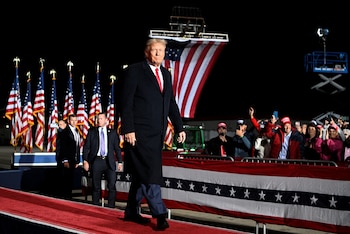 El ex presidente, Donald Trump,