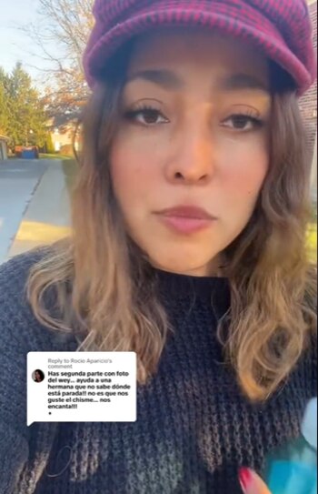 La chica le contó toda