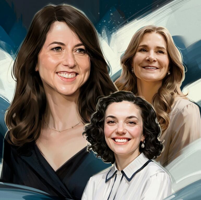 El top 10 concentró los mayores volúmenes de donación con un fuerte protagonismo femenino (Portada Forbes/Victor Miller Gausa)