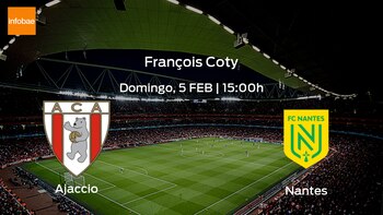 AC Ajaccio FC Nantes