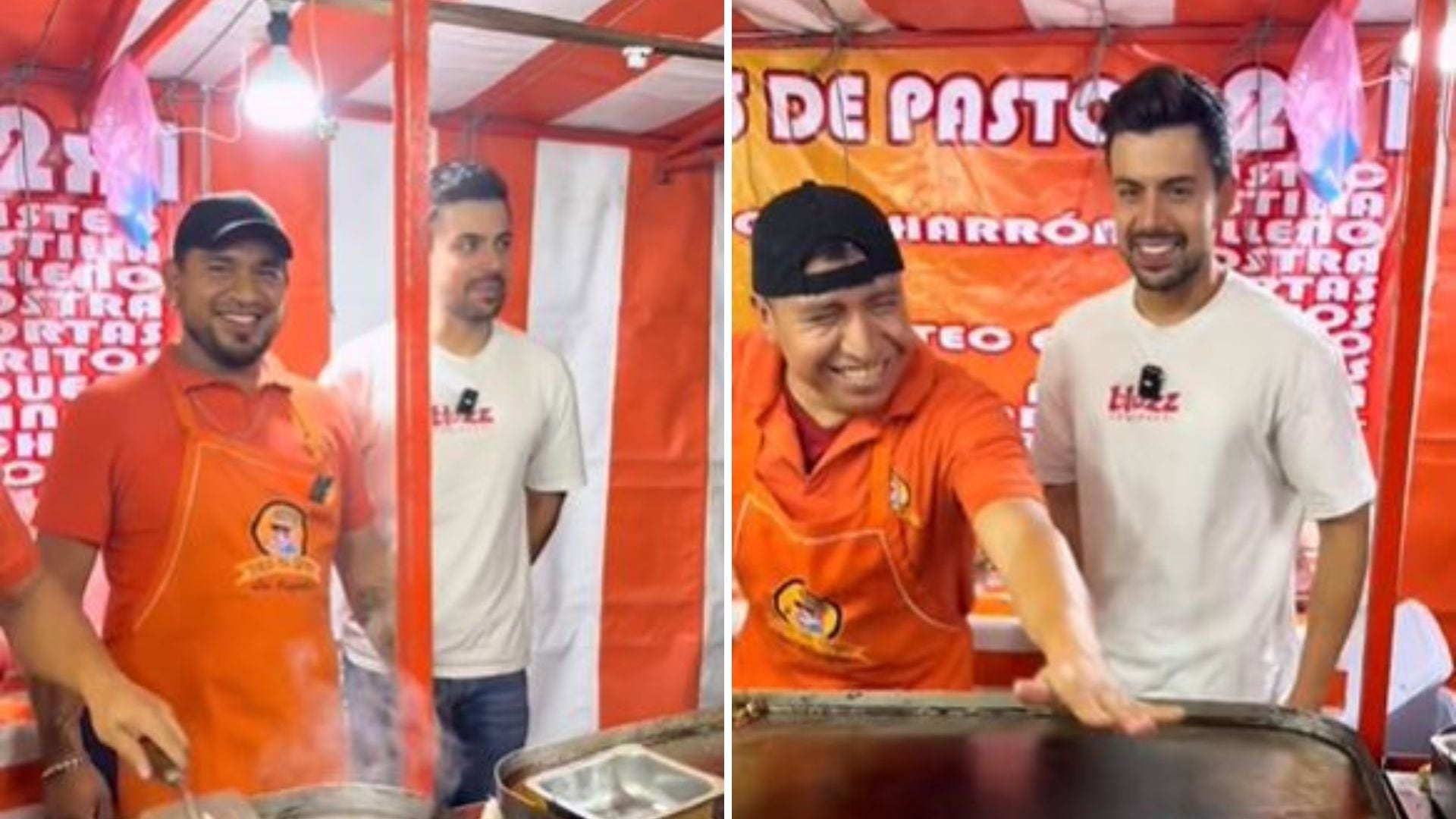 Los comerciantes no pudieron soportar la risa con los comentarios en doble sentido que le hacían al tiktoker. (Tiktok: Alexserrano.1)