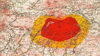 Durante una erupción, el volcán