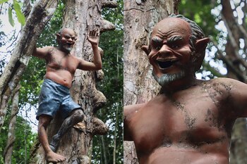 Una figura del Chullachaqui que