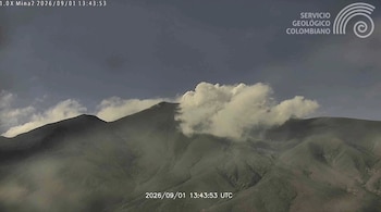 El Servicio Geológico Colombiano informó que la actividad interna del volcán Puracé sigue inestable y supera las líneas de base históricas - crédito SGC
