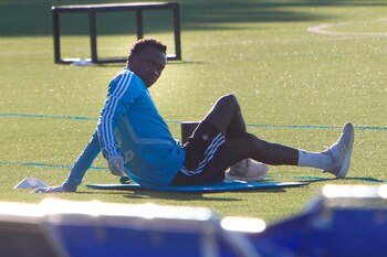 El jugador danés del Celta Pione Sisto durante un entrenamiento. EFE/Salvador Sas/Archivo