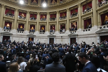 Manuel Adorni en el Congreso