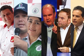 Seis candidatos se reúnen para