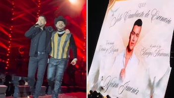 Así fue el tributo de Grupo Firme al cantante Yeison Jiménez durante su concierto en Medellín