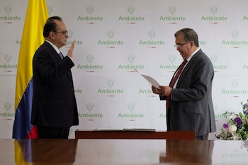Guerrero Ruiz es uno de los dos viceministros que secundan a Fabio Arjona Hincapié, además de David Olarte Amaya - crédito Ministerio de Ambiente y Desarrollo Sostenible/Facebook