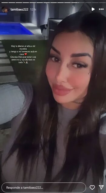 El mensaje de Tamara Báez