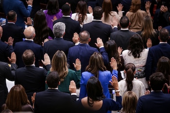 102 senadores y 183 representantes a la Cámara se posesionaron el 20 de julio de 2026 - crédito Cristian Bayona/Colprensa