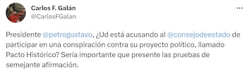 Presidente Gustavo Petro asegura que