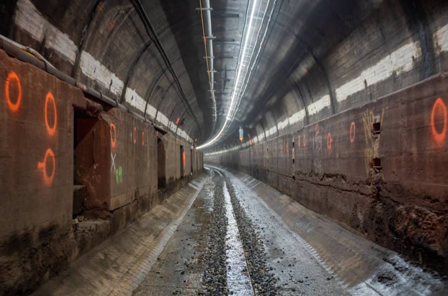 La línea 2 del túnel East River permaneció cerrada desde mayo de 2025 para una reconstrucción integral sin circulación regular en su interior (Amtrak New Era)