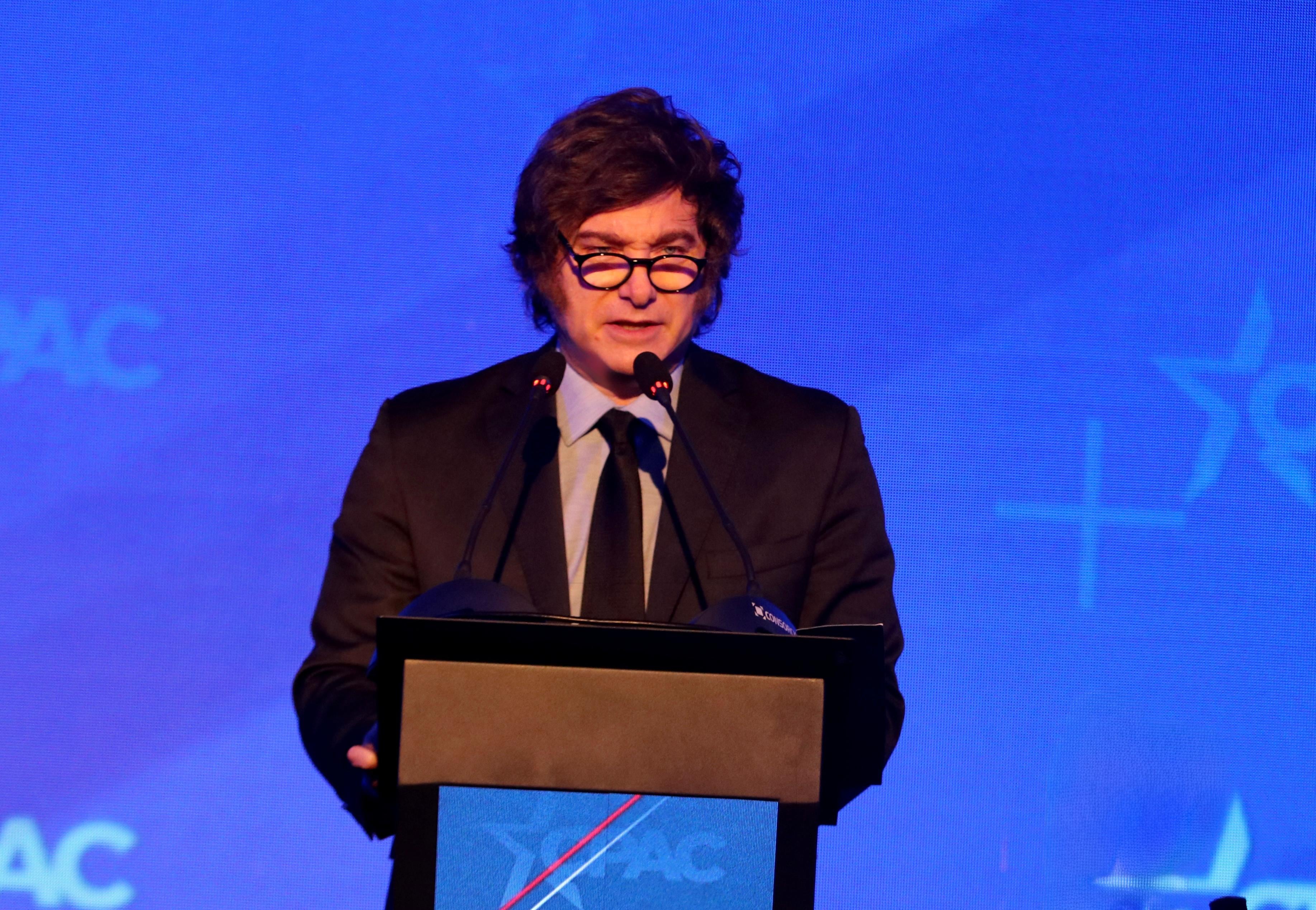 Javier Milei participa en la cumbre de la CPAC que se realiza en Paraguay