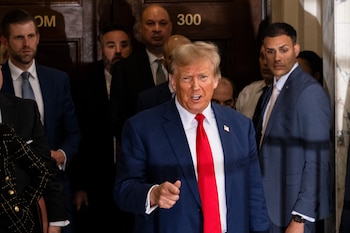 El expresidente de EEUU Donald