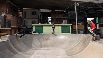 Así estaba la pista antes