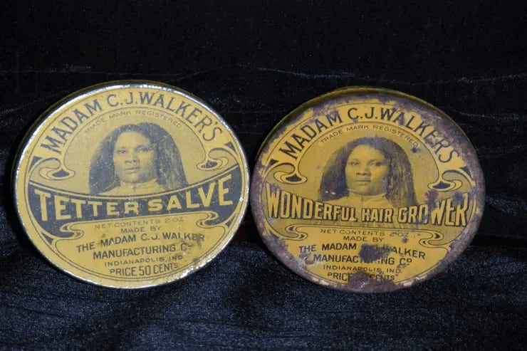 Los primeros productos de Madam C. J. Walke