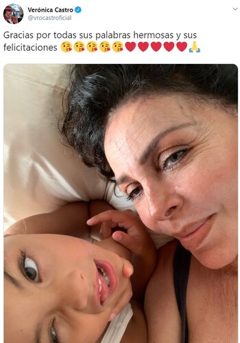 La actriz compartió varias fotografías