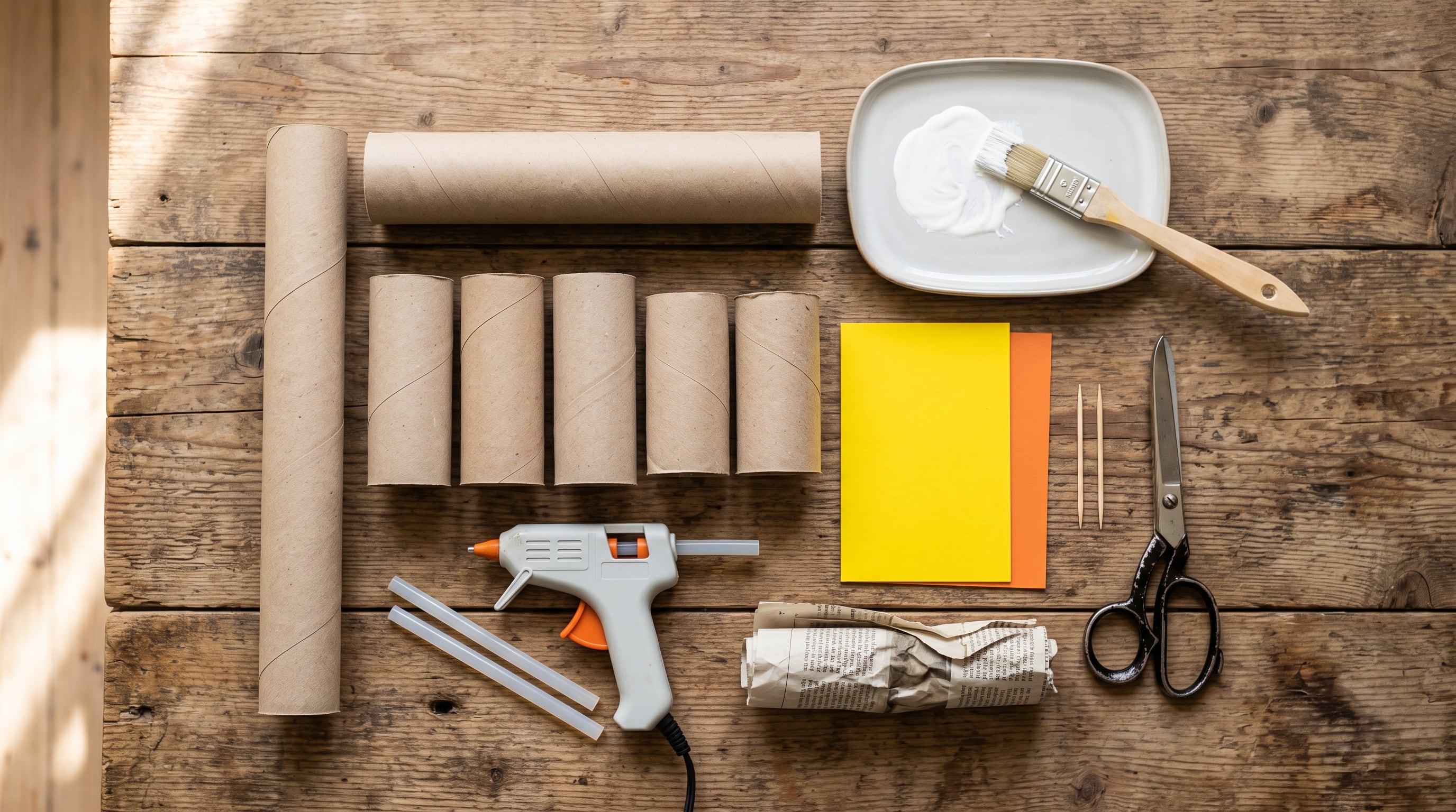 Los tubos de papel de baño y de cocina son la base principal de esta manualidad casera. (Imagen Ilustrativa Infobae)