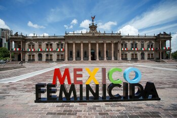 Instalación de denuncia de feminicidios