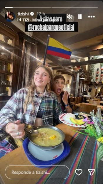 La cantante visitó Colombia en mayo, durante el BIME Bogotá, realizando algunas presentaciones exclusivas para ejecutivos de la industria musical - crédito @tizishi/Instagram