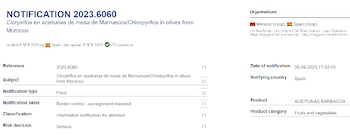 Imagen del aviso de la