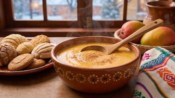 Receta de atole de mango: fácil y cremoso, ideal para compartir