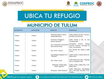 Foto: Protección Civil Quintana Roo