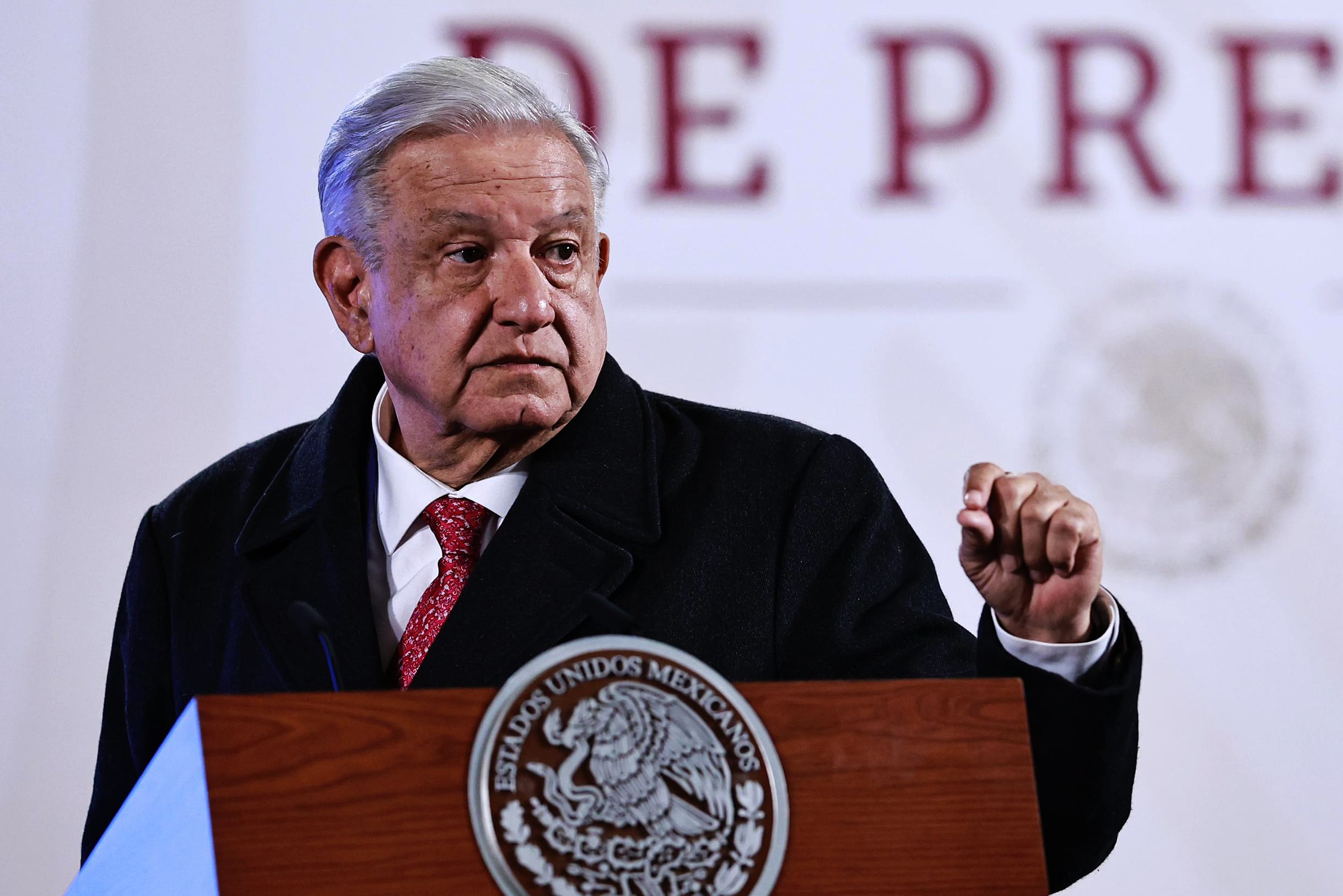 AMLO acusa de “manipulación” a medios de comunicación y se lanza contra periodistas. EFE/ Sáshenka Gutiérrez