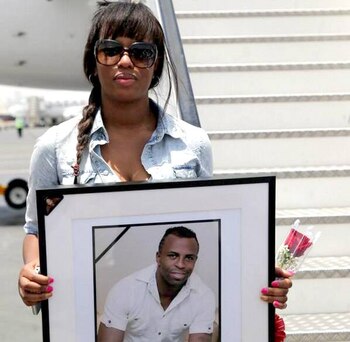 Liseth Chalá, viuda de Christian