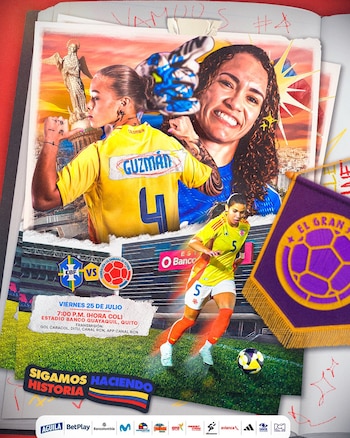 Colombia ya siente lo que será el duelo ante Brasil - crédito @FCFSeleccionCol / X