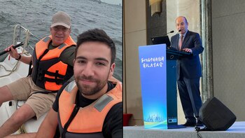 Hijo de Felipe Calderón presume