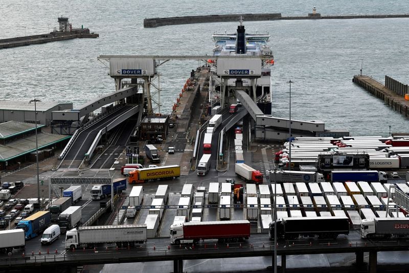 El Puerto de Dover, en Dover, Reino Unido. REUTERS/Toby Melville