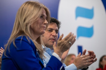 Axel Kicillof Estela Díaz Cristina Álvarez Rodríguez, acto mujeres y diversidades