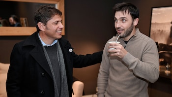Kicillof junto al gobernador de