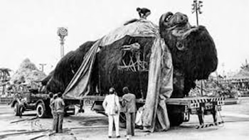 El muñeco de 17 metros