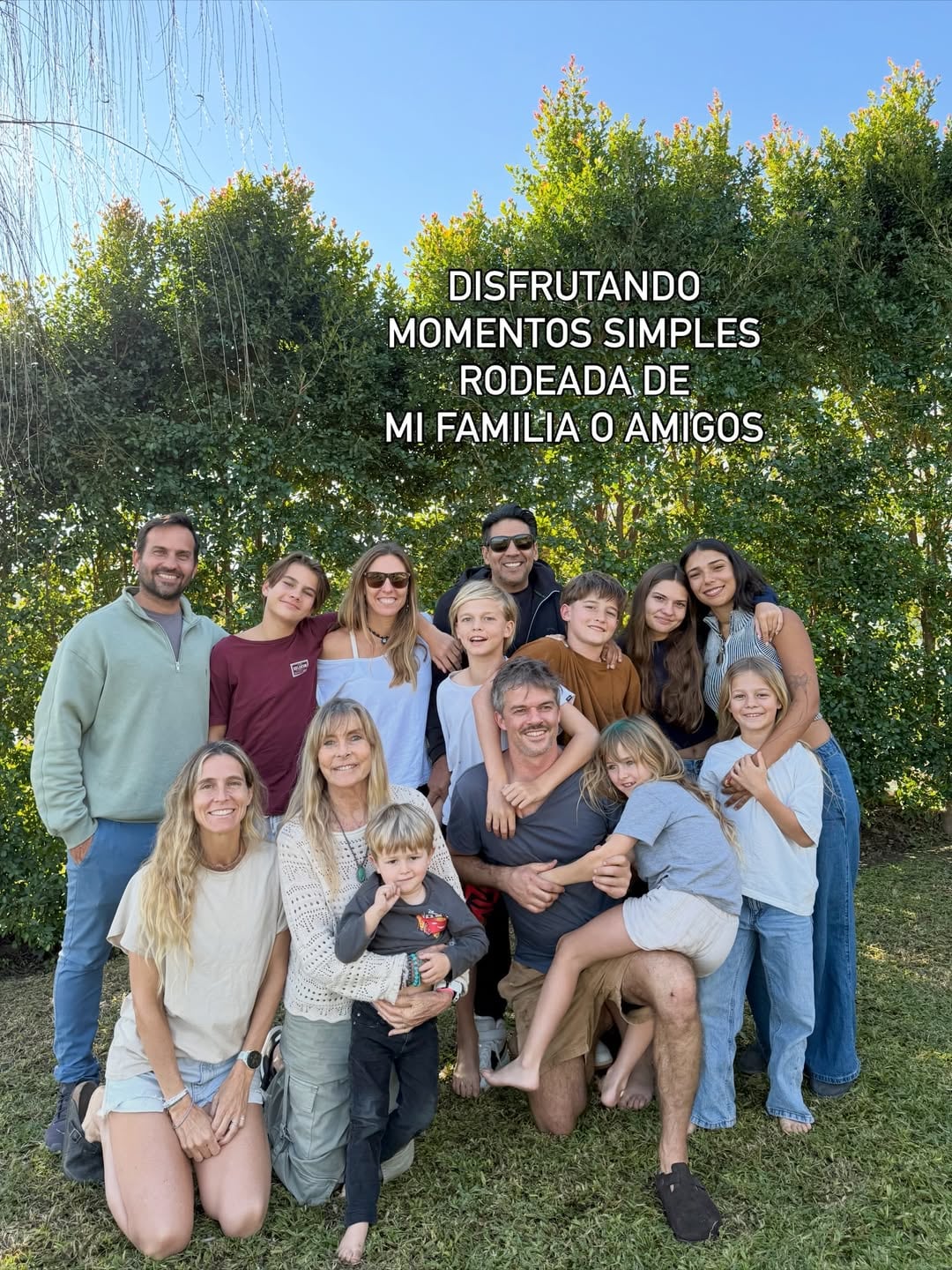 Virginia Elizalde remarcó que los vínculos afectivos y el movimiento son el motor de su día a día, alejándose de los balances nostálgicos